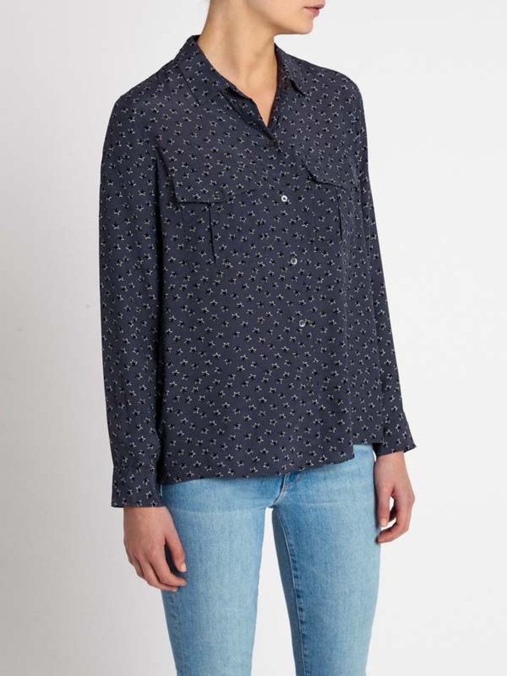 Rails Size XS Rhett Midnight Stars Button-Down Top - Picture 2 of 8